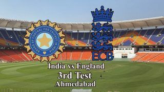 LIVE Cricket Score IND vs ENG 3rd Test Day 2 Today's Pink-Ball Test at Motera: Rohit-Rahane Look to Build as England Eye Early Wickets